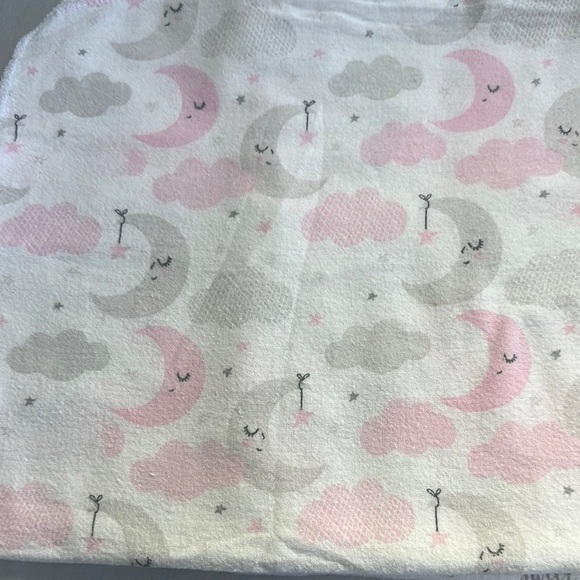 Necessities by Tenderthyme - Pink and Gray Baby Flannel Blanket Set - Picture 3 of 4